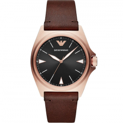 Emporio Armani Nicola Men's Watch 40mm Chronograph Battery with Brown Leather Strap AR11258 Emporio Armani Nicola Men's Watch 40mm Chronograph Battery with Brown Leather Strap AR11258