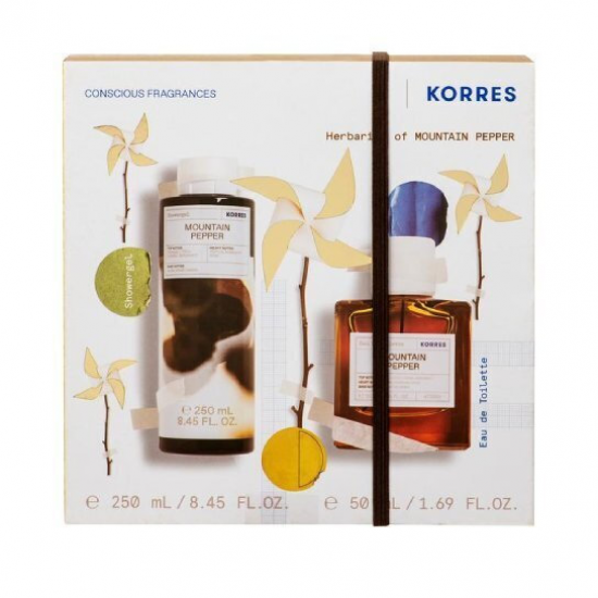 Korres Herbarium Of Mountain Pepper Men's Set edt & sg