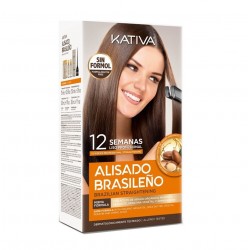 Kit de îndreptare a părului Kativa Brazilian Straightening Kit cu keratină 225 ml Kit de îndreptare a părului Kativa Brazilian Straightening Kit cu keratină 225 ml