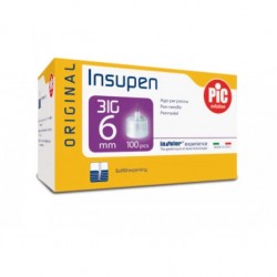 PIC Solution Insupen Disposable Needles 31G x6mm 100pcs PIC Solution Insupen Disposable Needles 31G x6mm 100pcs