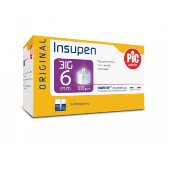 PIC Solution Insupen Disposable Needles 31G x6mm 100pcs