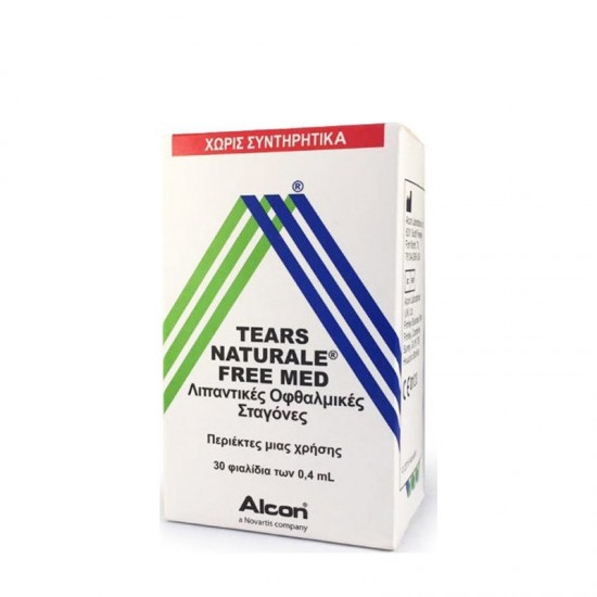 ALCON Tears Naturale Free Med Lubricating Eye Drops 30 amp x 0.4 ml