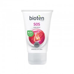 Cremă de mâini BIOTEN SOS cu ulei de argan și 5% uree, efect 48 de ore, 50 ml Cremă de mâini BIOTEN SOS cu ulei de argan și 5% uree, efect 48 de ore, 50 ml