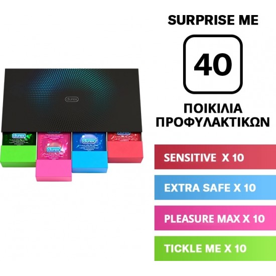 DUREX Surprise Me Premium Variety Pack 40 condoms
