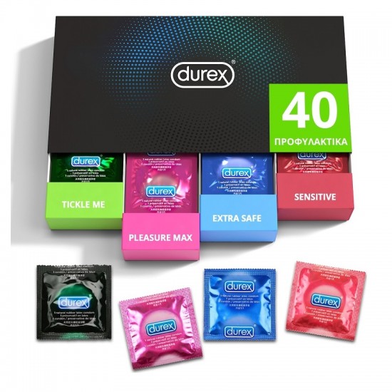 DUREX Surprise Me Premium Variety Pack 40 prezervative
