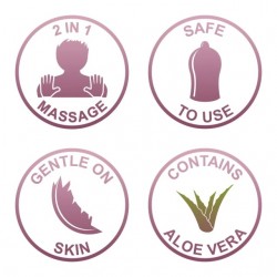 DUREX Play Massage Lube Aloe Vera Soothing  2in1 Lubricant Stimulating Gel 200ml DUREX Play Massage Lube Aloe Vera Soothing  2in1 Lubricant Stimulating Gel 200ml