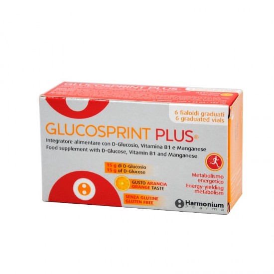 Harmonium Pharma Glucosprint Plus 6 vials x 25 ml