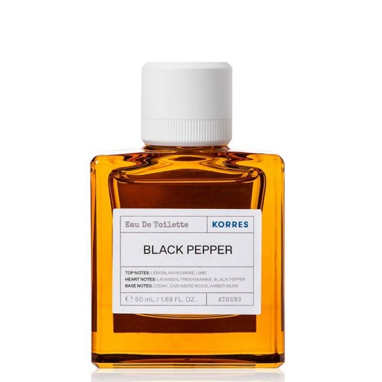 KORRES Black Pepper Cashmere Lemonwood Eau De Toilette pentru bărbați 50ml