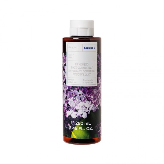 Gel de dus KORRES, Renewing Lilac, 250 ml