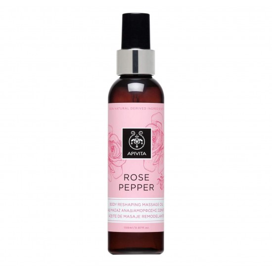 APIVITA Rose Pepper Body Reshaping Massage Oil 150ml