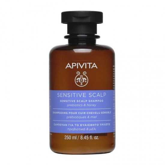 APIVITA Sensitive Scalp Prebiotics & Honey Shampoo 250ml 