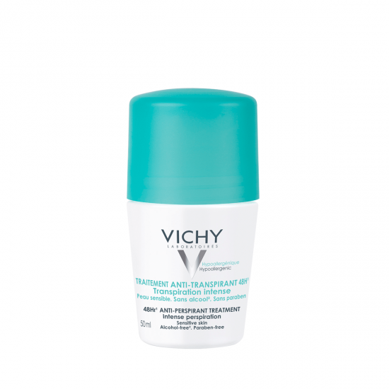 VICHY Deodorants Intensive 48hr Roll-On Anti-Perspirant Deodorant 50ml