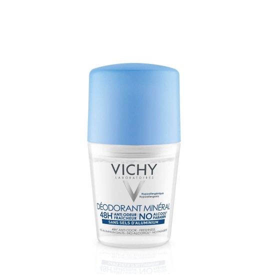 VICHY Deodorants roll-on antiperspirant Fără sare de aluminiu eficacitate 48h