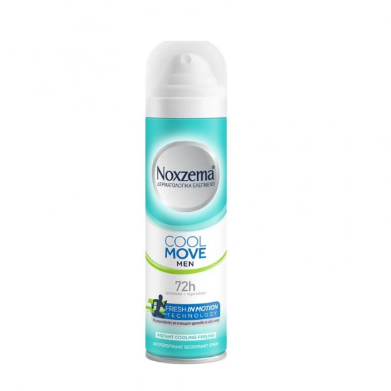 NOXZEMA Deodorant antiperspirant Spray Cool Move Men 72h 150ml