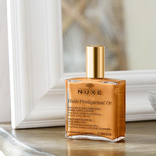 NUXE Huile Prodigieuse Or Multi Purpose Face, Body & Hair Dry Oil 50ml