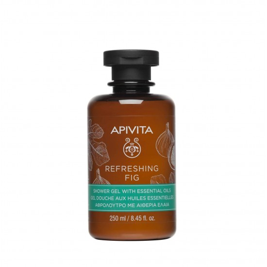 Gel de dus APIVITA, Refreshing Fig, With Essential Oils 250 ml