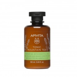 Gel de duș APIVITA Tonic Mountain Tea cu uleiuri esențiale și ceai de munte 250ml Gel de duș APIVITA Tonic Mountain Tea cu uleiuri esențiale și ceai de munte 250ml