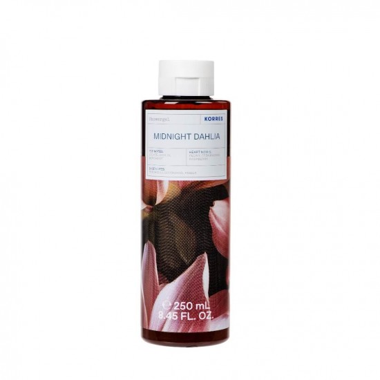 Gel de duș KORRES, Midnight dahlia, Aromatic, 250 ml