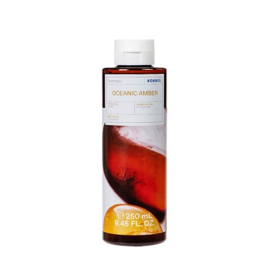 Gel de dus KORRES, Oceanic amber, Aromatic, 250 ml