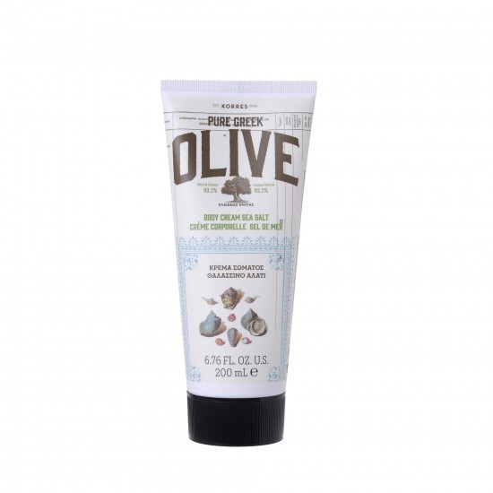 KORRES Pure Greek Olive Body Cream Sea Salt 200ml