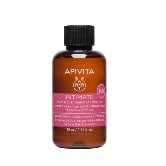 APIVITA Intimate Plus Mini Gentle Cleansing Gel with Tea tree & propolis 75ml