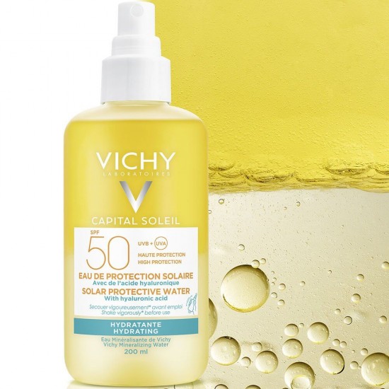 VICHY Capital Soleil Spray protector cu acid hialuronic SPF50 200ml