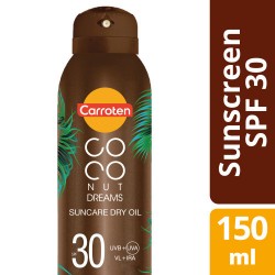 CARROTEN Coconut Dreams Suncare Dry Oil with Instant Cooling Effect SPF30 150ml CARROTEN Coconut Dreams Suncare Dry Oil with Instant Cooling Effect SPF30 150ml