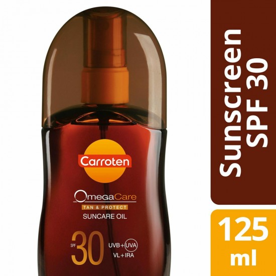 CARROTEN Omega Care Tan & Protect Oil SPF30 Spray cu ulei de corp cu protectie solara 125ml