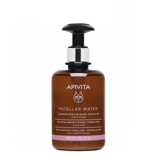APIVITA Cleansing Micellar Water Face & Eyes with Rose & Honey 300ml