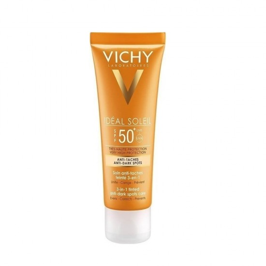 VICHY Capital Ideal Soleil SPF50+ 3 in 1 Crema colorata anti-pete pigmentare 50ml