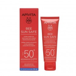 Cremă de față calmantă APIVITA Bee Sun Safe Hydra Sensitive SPF50+ 50ml Cremă de față calmantă APIVITA Bee Sun Safe Hydra Sensitive SPF50+ 50ml