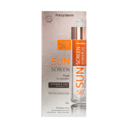 FREZYDERM Cremă de protecție solară cu vitamina D, fluidă sub formă de pudră, SPF50, 50 ml FREZYDERM Cremă de protecție solară cu vitamina D, fluidă sub formă de pudră, SPF50, 50 ml