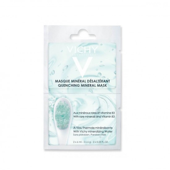 VICHY Quenching Mineral Mask With Rare Minerals & Vitamin B3 2x6ml