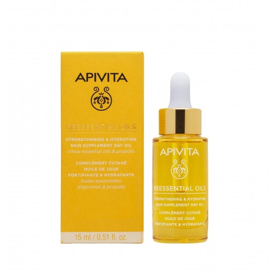 APIVITA Beessential Oils Strengthening & Hydrating Skin Supplement Day Oil 15ml