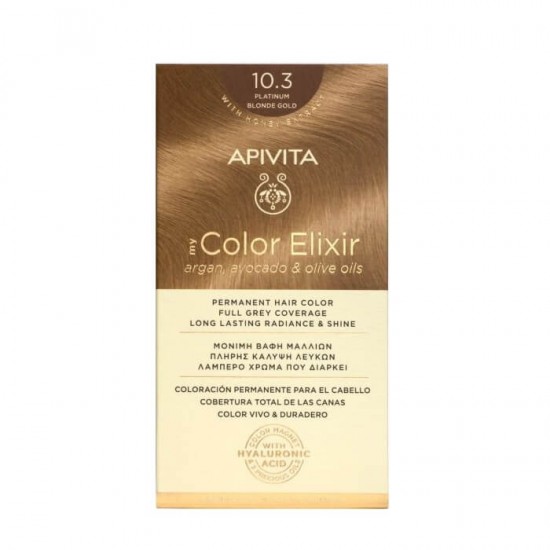 APIVITA My Color Elixir Vopsea de păr nr. 10.3 Aur blond platinat