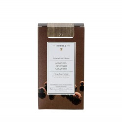 KORRES Argan Oil Advanced Colorant - Permanent Hair 7.1 Ash Blonde KORRES Argan Oil Advanced Colorant - Permanent Hair 7.1 Ash Blonde