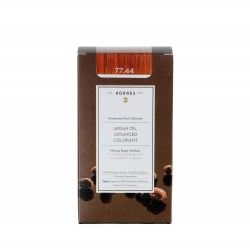KORRES Vopsea de păr permanentă cu ulei de argan 77.44 Blond intens cupru KORRES Vopsea de păr permanentă cu ulei de argan 77.44 Blond intens cupru