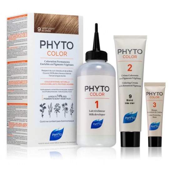 PHYTO Phytocolor Coloration Permanente 9 Very Light Blonde 50ml