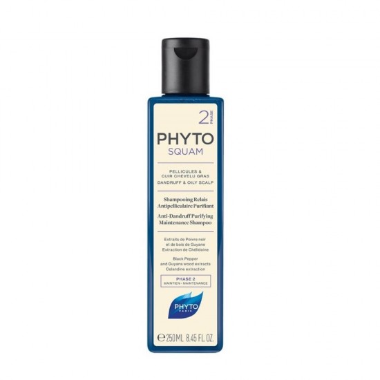 PHYTO Phytosquam Phase 2 Anti-Dandruff Purifying Shampoo 250ml