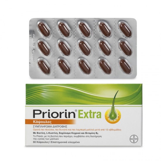 BAYER Priorin EXTRA Hair Supplement 60 Caps