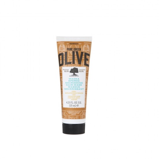 KORRES Pure Greek Olive Nourishing Hair Mask for Dry Damaged Hair 125ml