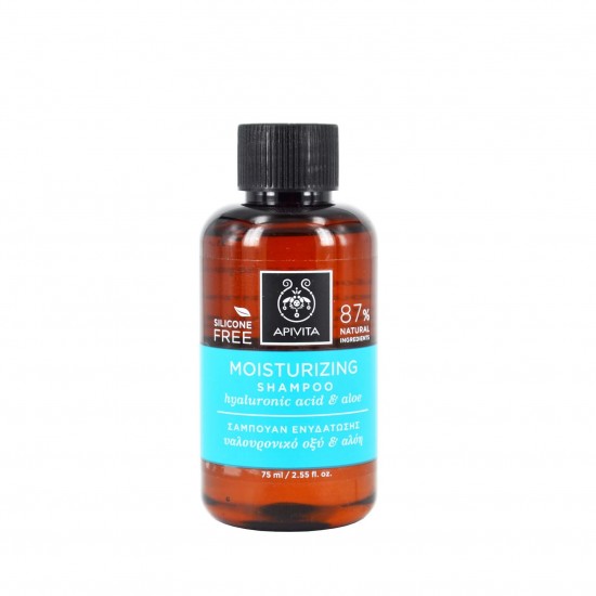 APIVITA Holistic Hair Care Mini Moisturizing Shampoo with Hyaluronic Acid & Aloe 75ml APIVITA Holistic Hair Care Mini Moisturizing Shampoo with Hyaluronic Acid & Aloe 75ml