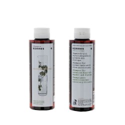 Șampon natural KORRES cu aloe vera și dictam pentru păr normal/tern 2x250ml Șampon natural KORRES cu aloe vera și dictam pentru păr normal/tern 2x250ml