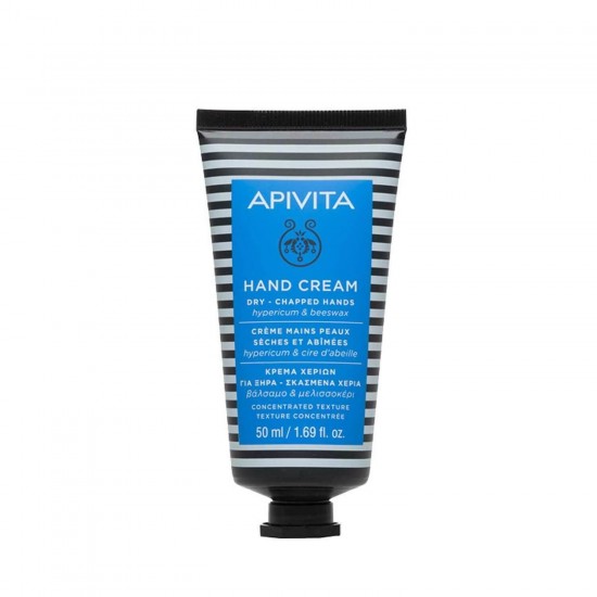 APIVITA Hand Care Cremă de mâini pentru mâini uscate cu Hypericum & Ceară de albine 50ml