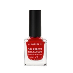 KORRES Lac de unghii cu efect de gel nr. 53 Roșu regal 11ml KORRES Lac de unghii cu efect de gel nr. 53 Roșu regal 11ml