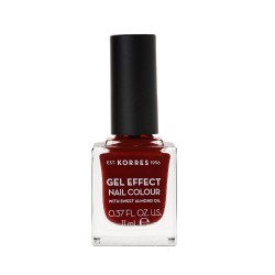 Vopsea de unghii cu efect de gel KORRES nr. 59 Roșu vin 11ml Vopsea de unghii cu efect de gel KORRES nr. 59 Roșu vin 11ml