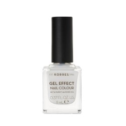 KORRES Gel Effect Nail Color Nr. 02 Alb Porțelan 11ml KORRES Gel Effect Nail Color Nr. 02 Alb Porțelan 11ml