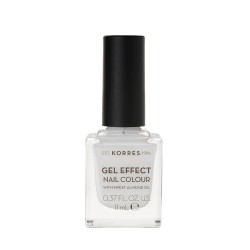 KORRES Lac de unghii cu efect de gel nr. 01 Blanc White 11ml KORRES Lac de unghii cu efect de gel nr. 01 Blanc White 11ml
