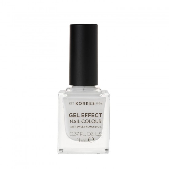 KORRES Gel Effect Nail Colour No 01 Blanc White 11ml