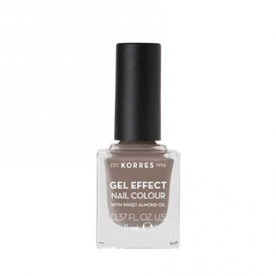 KORRES Gel Effect Nail Colour No 95 Stone Grey lac de unghii 11ml
